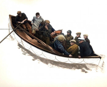 Visitors to Hirta (from a photograph in the collection of the National Trust for Scotland, 1002256, c. 1925) Visitors to Hirta